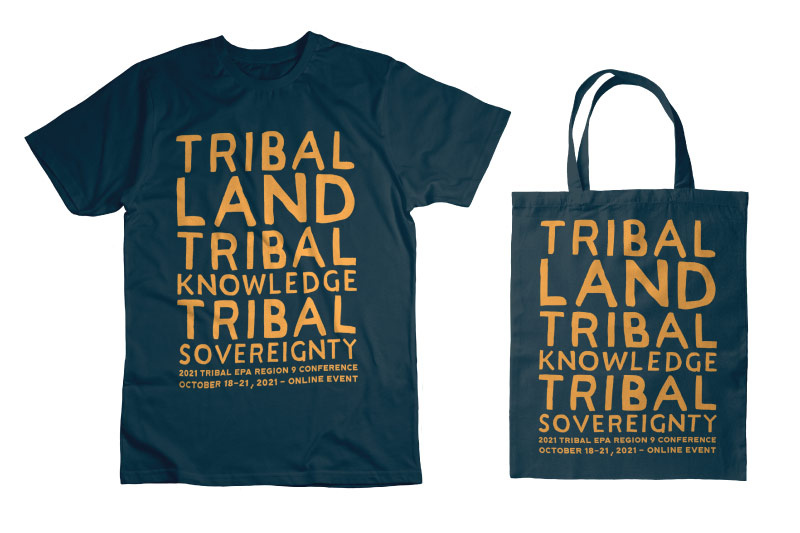 Indigemedia LLC David Bernie Marketing Consultant Graphic Web Design Photography Video Logos Native American Indigenous Art Blog Tribal EPA Region 9 Conference 2021 Shirt Tote Bag