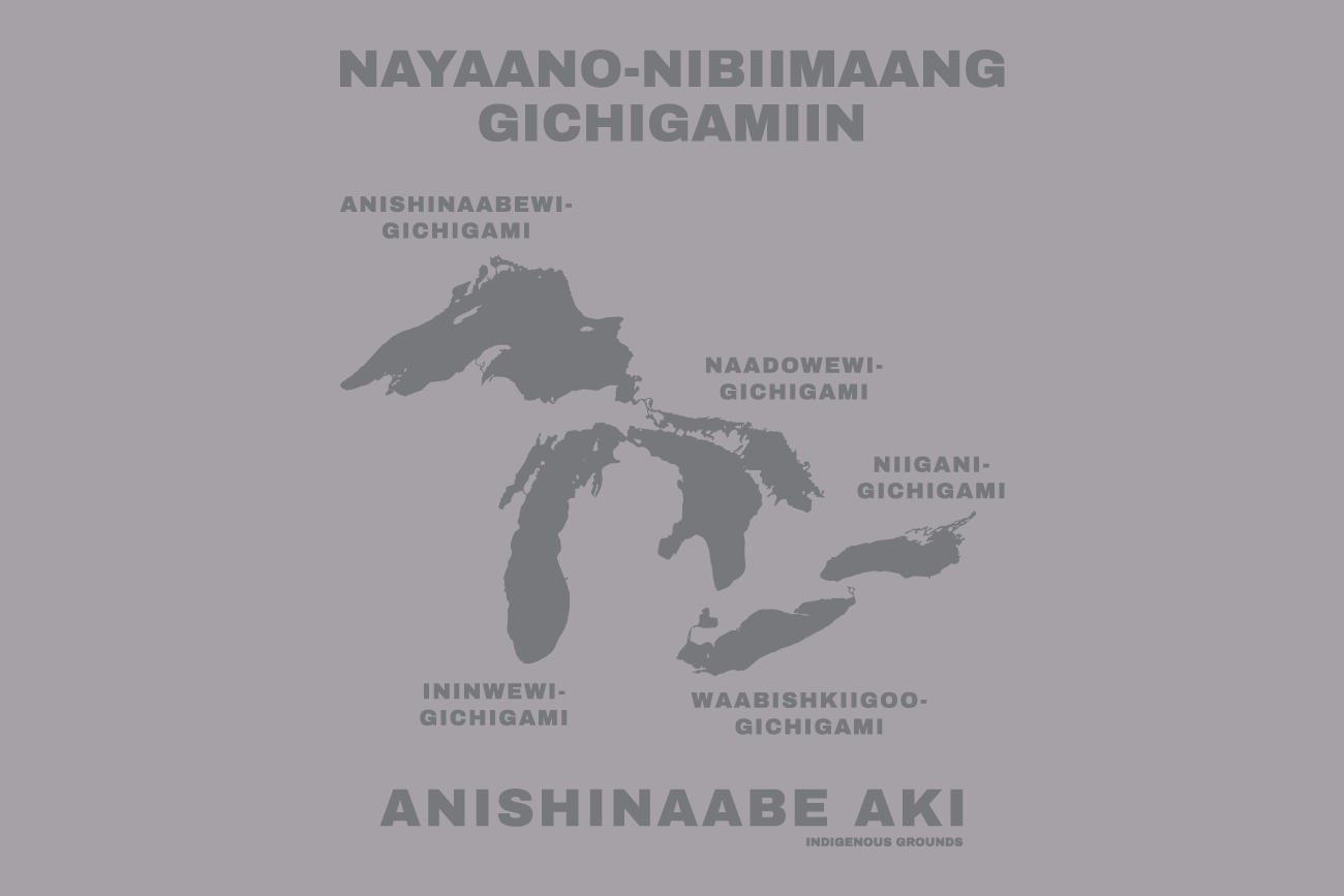 Indigemedia David Bernie Native American Indigenous Graphic Design Logos Art Lookingglass Theater Chicago Native The Great Lakes Mural